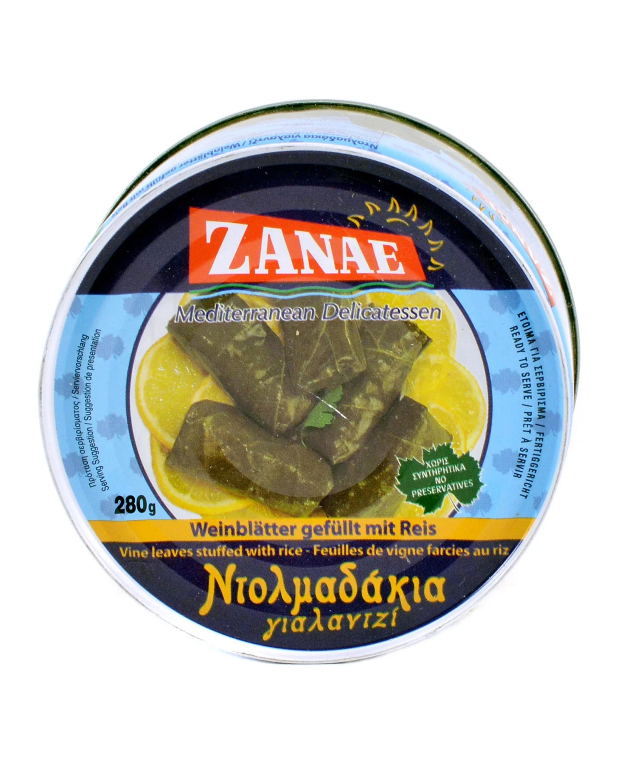 Zanae Stuffed Vine Leaves with Rice 280gr