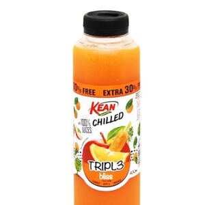 KEAN Chilled Orange, Apple, Carrot Juice 430ml (+ 30% FREE)