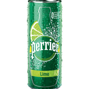 Perrier Lime Can 25cl and Pack Of 10
