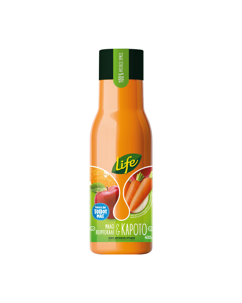 Life Juice with Apple, Carrot and Orange 400 ml