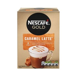Nescafe Gold Caramel Latte Instant Coffee 8 x 17gr