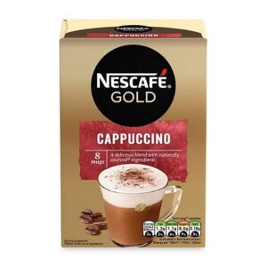 Nescafe Gold Cappuccino Instant Coffee (8x17g)