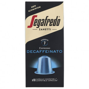 Segafredo Espresso Decaff 10X Coffee Capsules 51gr