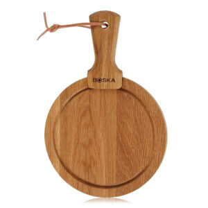 Boska Serving Board Round Friends S Oak Wood 6.3 In (16 Cm)