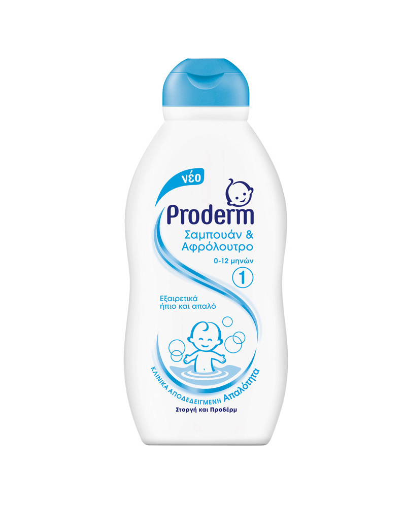 Proderm Shampoo and Shower Gel for Children from 0 to 12 Months (200ml)