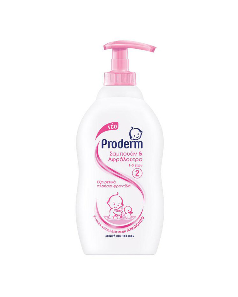 Proderm Shampoo and Shower Gel for Children 1-3 Years Old (200ml)